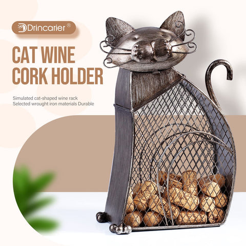 Drincarier cat tilted head design adds playful charm to any bar.