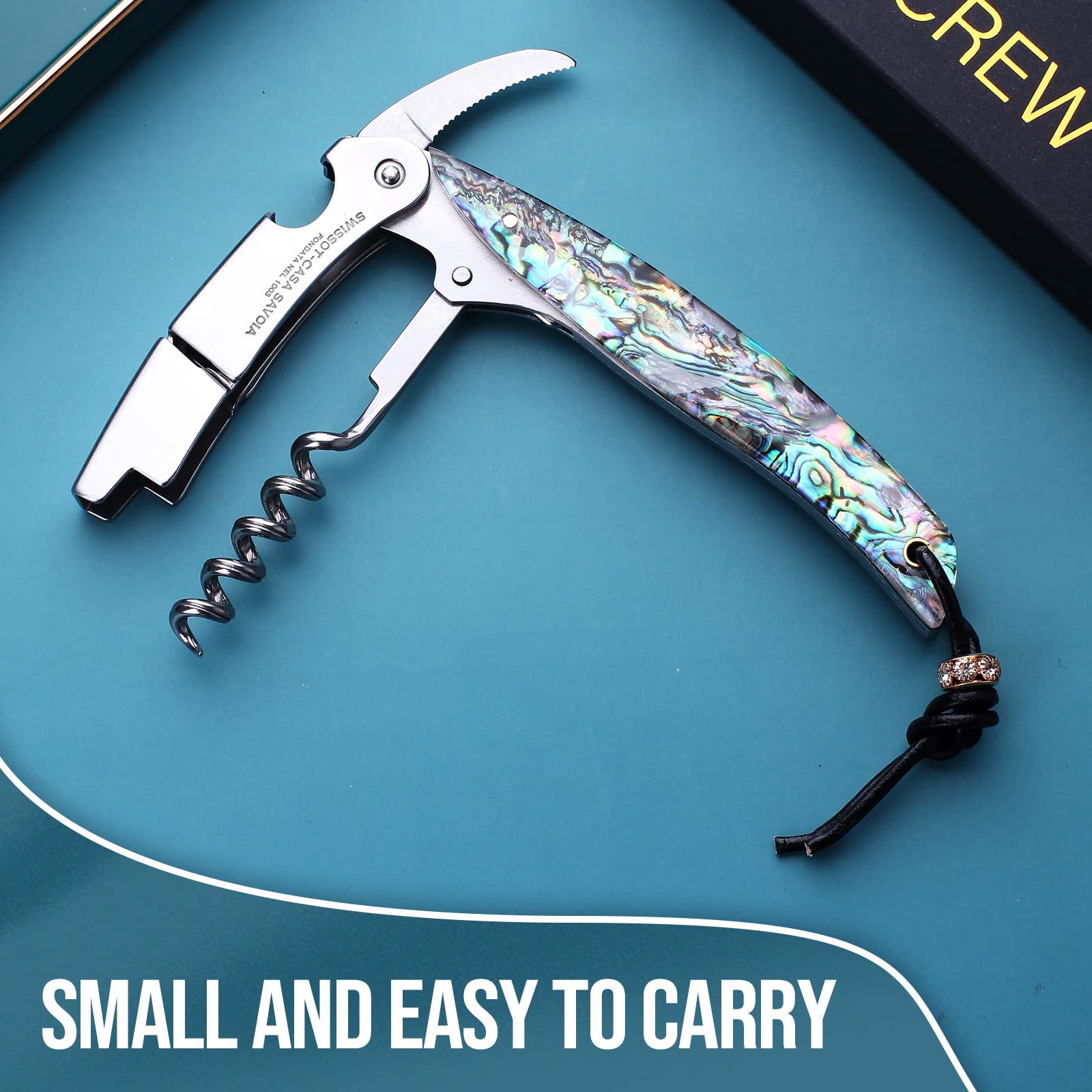 Drincarier foldable design fits pockets and purses for travel-friendly use.