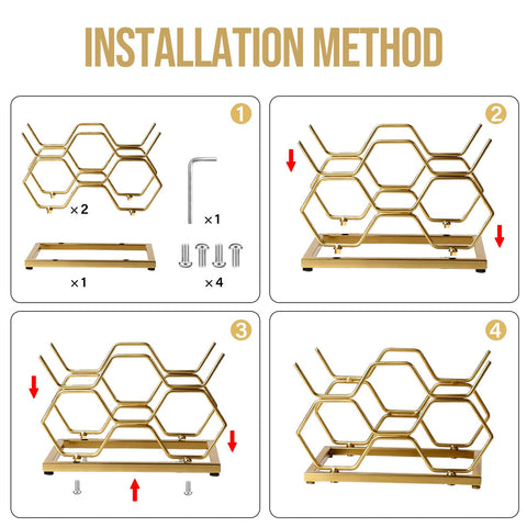 Drincarier table-top wine holder showing compact storage for standard bottles.