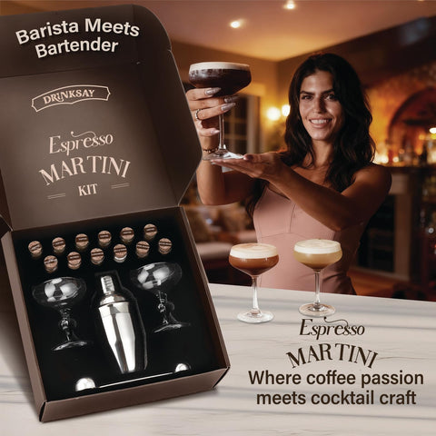 DrinkSay Espresso Martini Kit botanicals for flavor depth and balance