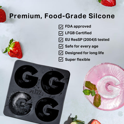DrinksPlinks freezer-friendly ice tray keeps drinks cold without quick dilution.