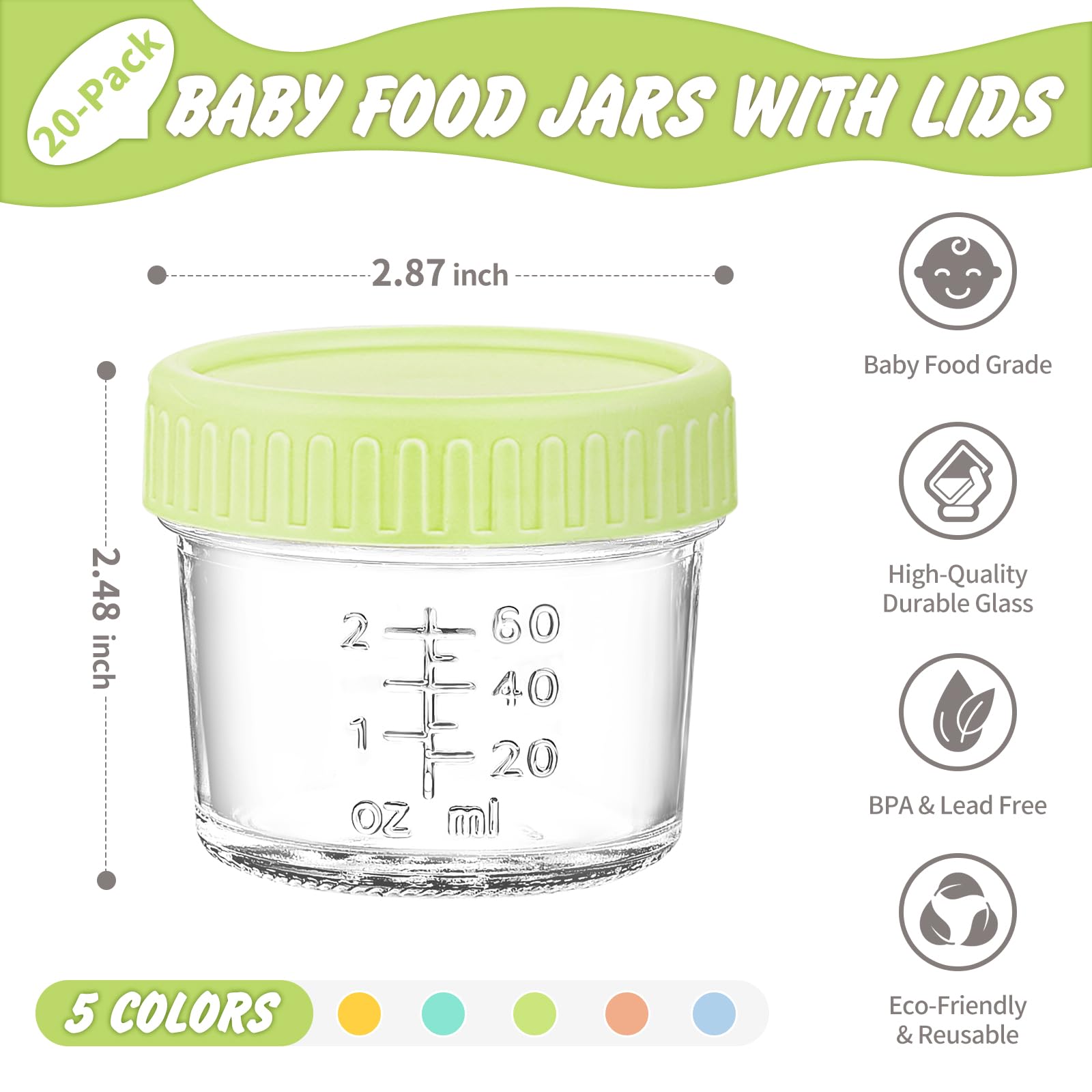 DRKIO BPA-free lids with silicone ring seal airtight freshness for meals.