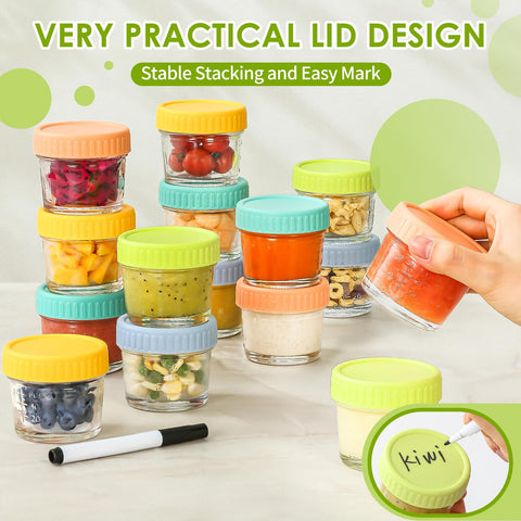DRKIO microwave-safe glass jars heat meals safely on the go.