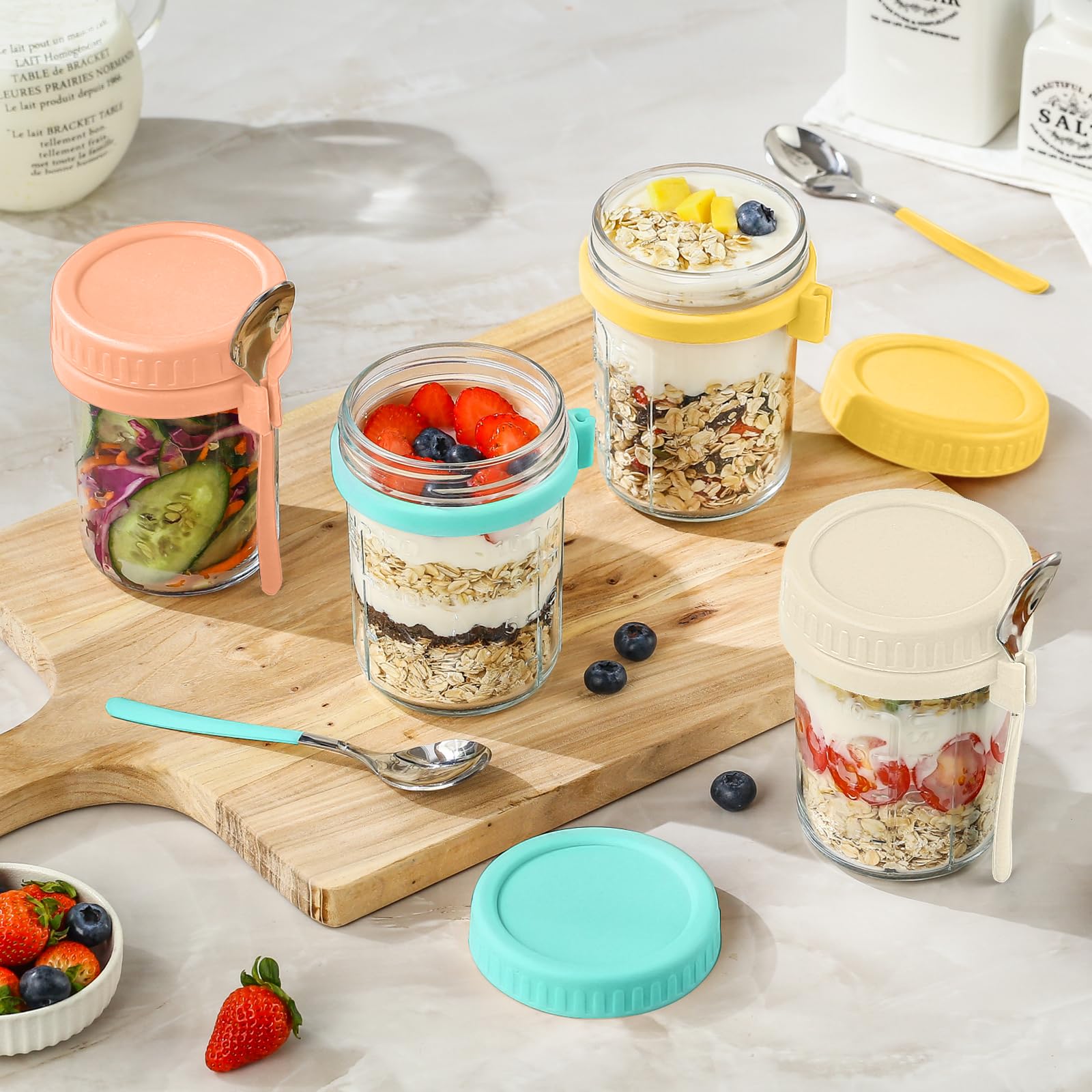 DRKIO jar with measurement markings supports portion control
