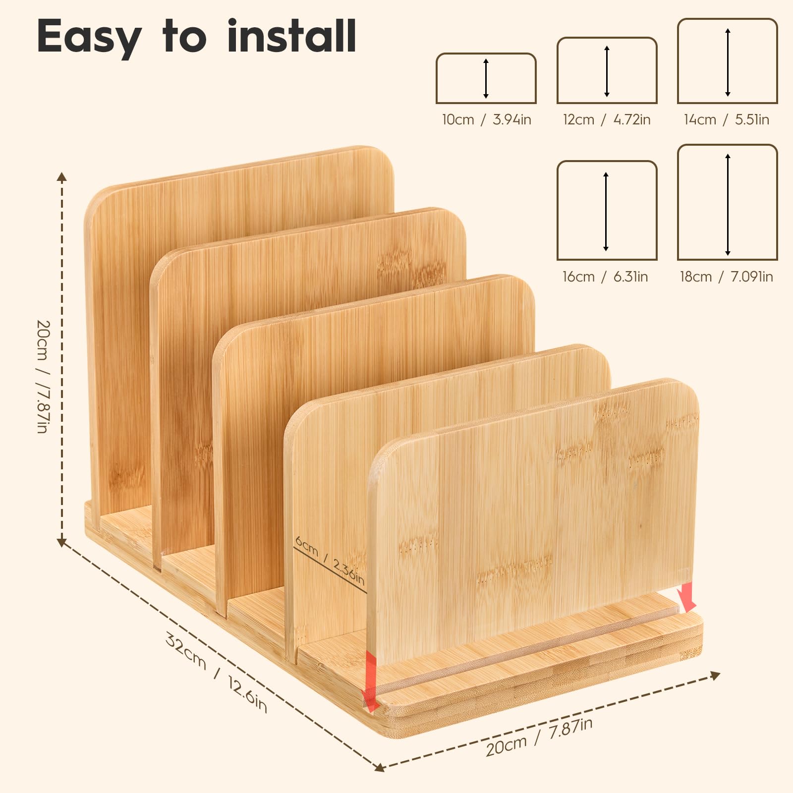 DRXX FEXE bamboo stand closeup shows smooth finish and eco-friendly durability.