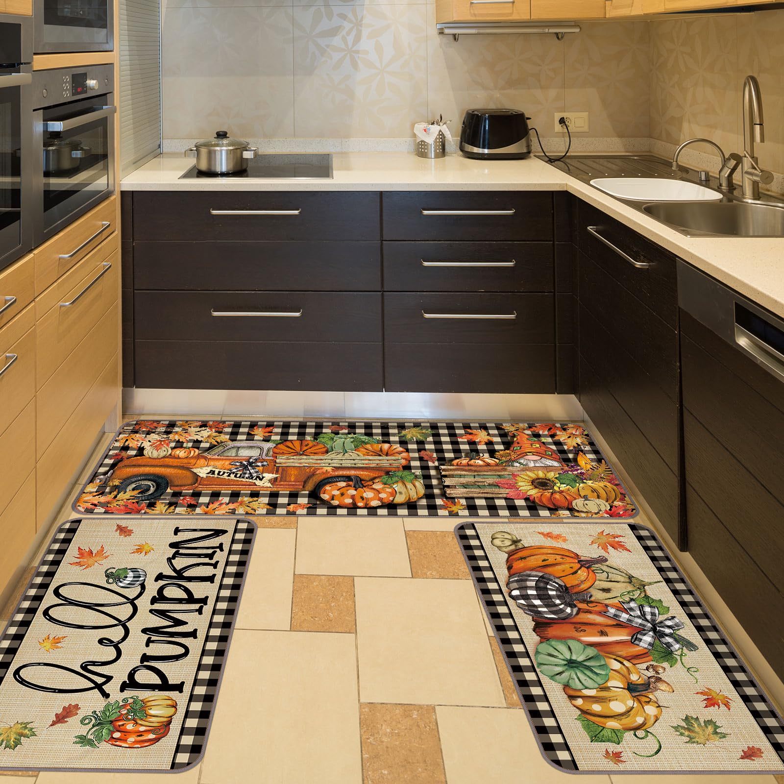 Drydiet waterproof fall doormat helps keep floors clean after spills and rain.