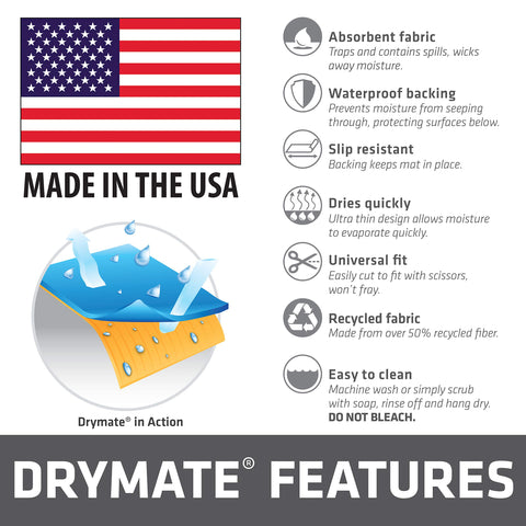 Drymate Jumbo XL made in the USA, durable and easy to clean.