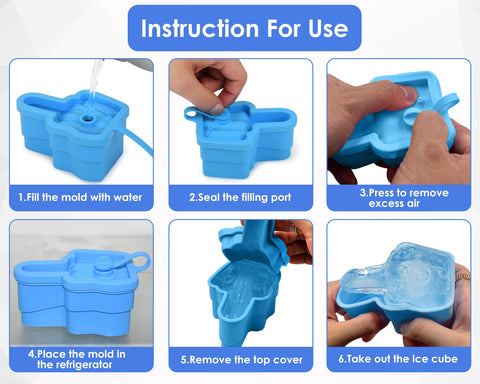 DS Middle Finger Ice Cube Mold makes a playful gift for birthdays and celebrations.