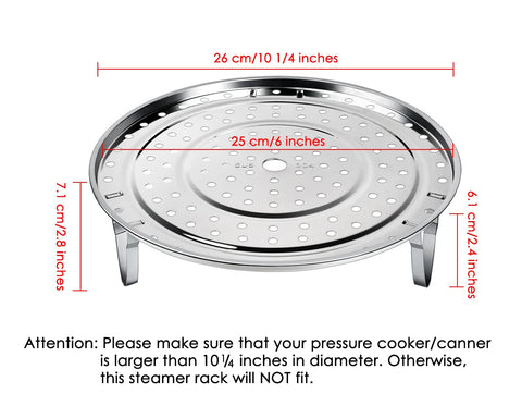 DS. DISTINCTIVE STYLE fits 10-quart pots for versatile steaming.