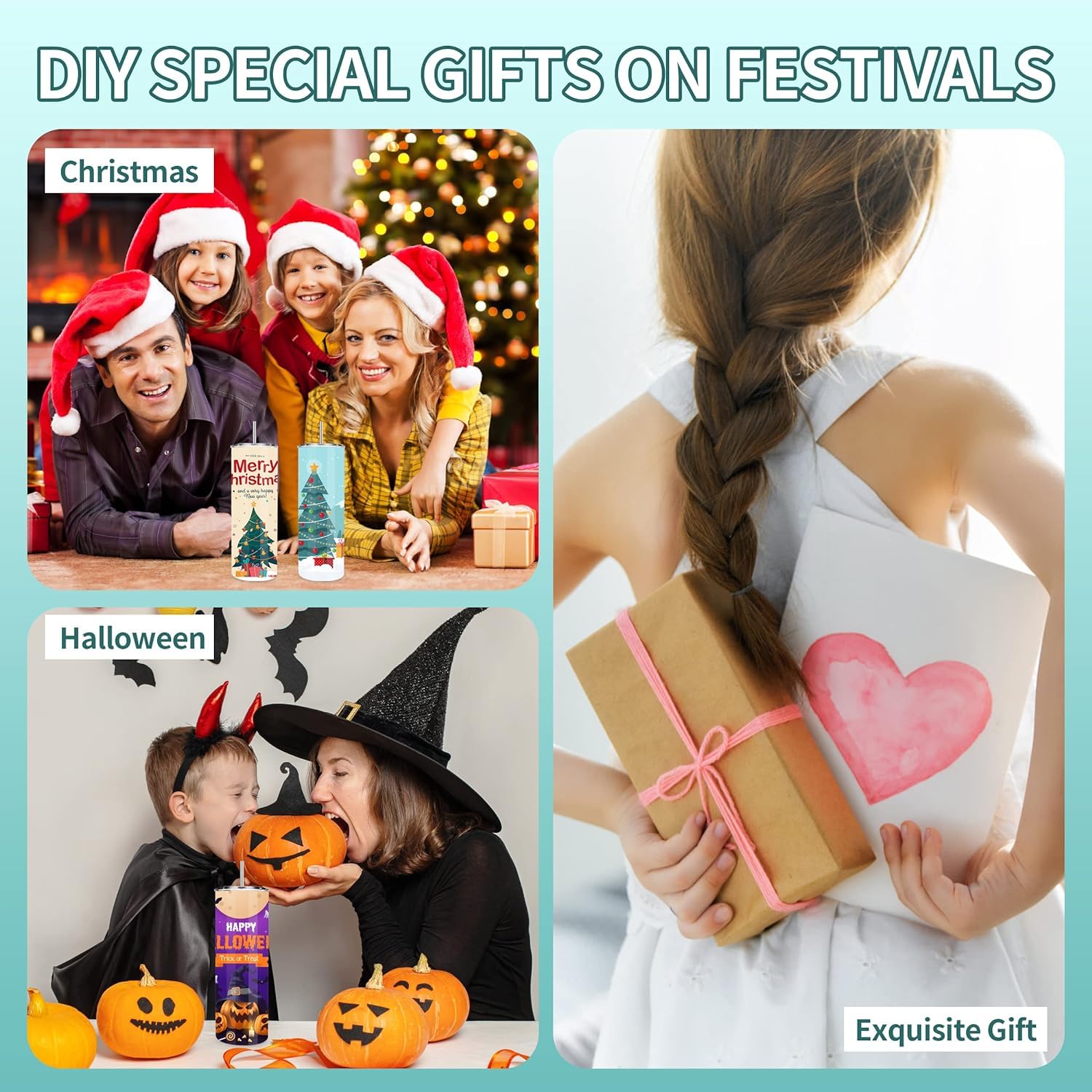 D·S gift-boxed tumblers are ready for gifting or resale.