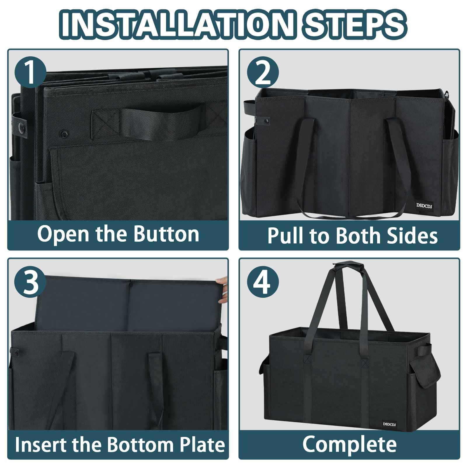 DSDCDJ multipurpose tote for shopping, beach, and picnics