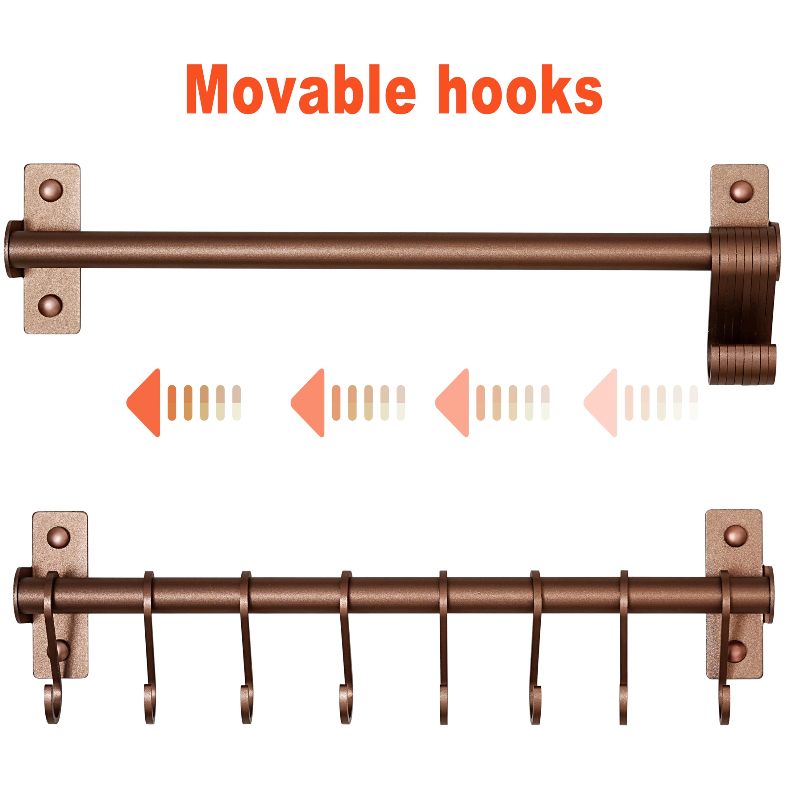 Dseap versatile rack stores brooms and small tools when needed.