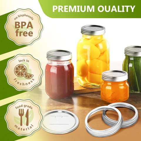 DSJIFGEW airtight lids with BPA-free seals enable safe food storage.