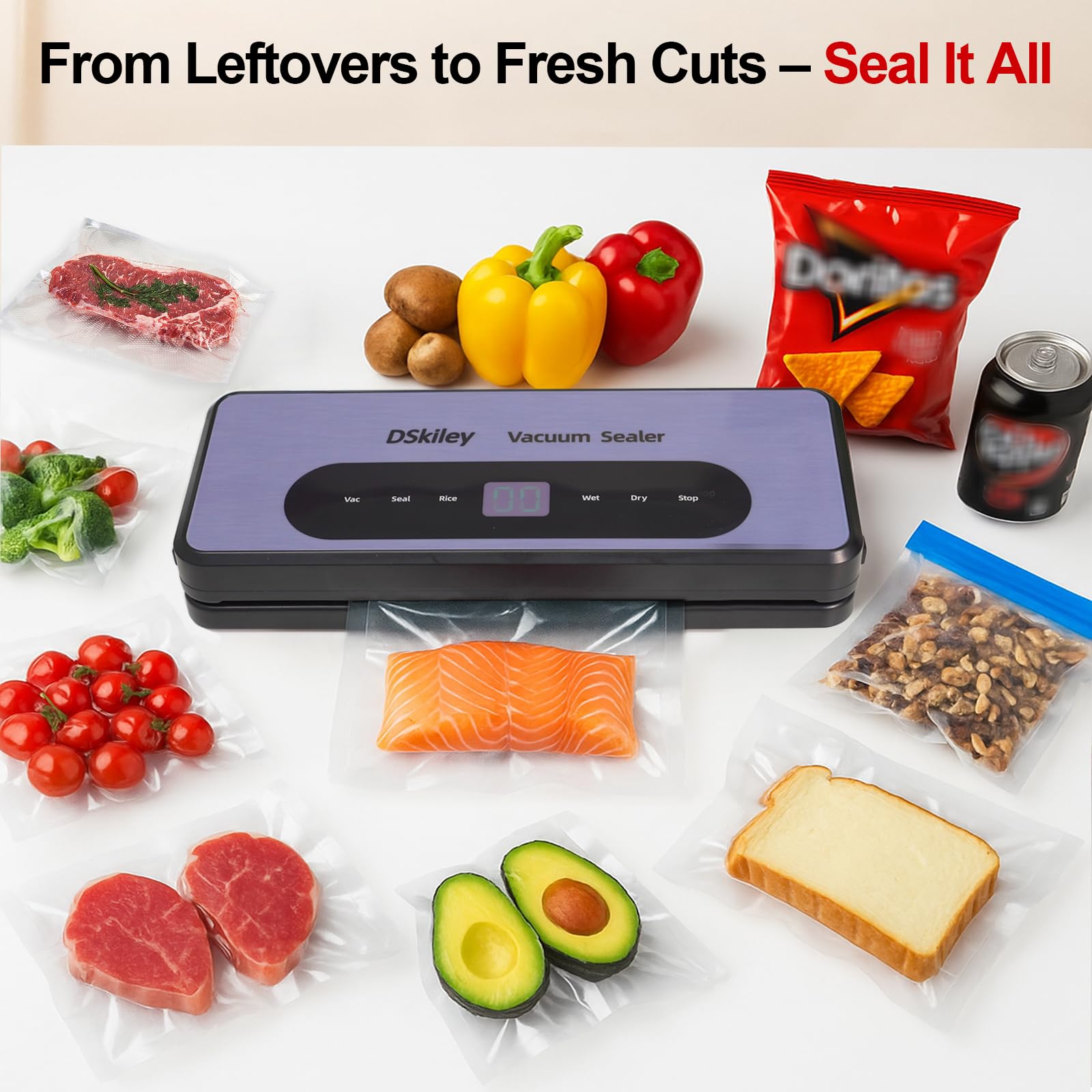 DSkiley 6x freshness feature suggests longer freshness for leftovers.