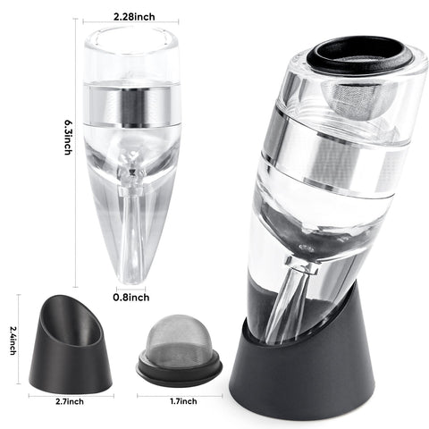 D&Slifei waiters-sommeliers choice demonstrates professional-grade aeration at home.
