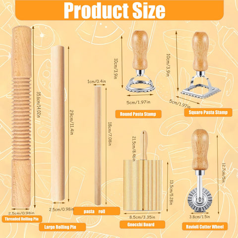 Dthwagfl long rolling pin for even sheets and wide dough coverage.