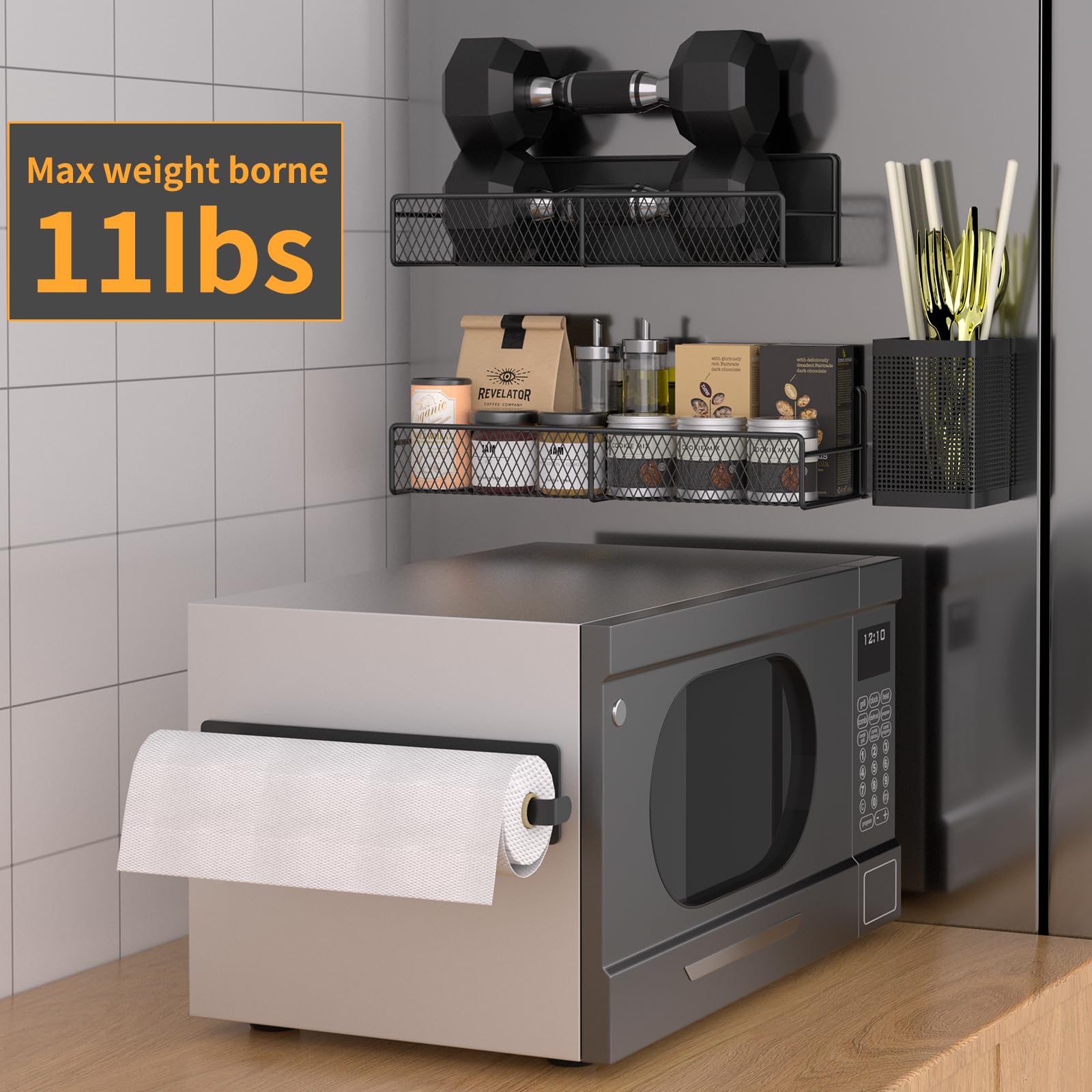 DTUQYX diamond-grid design keeps spices tidy with airflow through