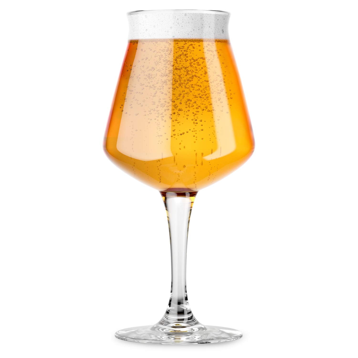 Du Vino Nucleated Teku 3.0 glass side view shows stem and design
