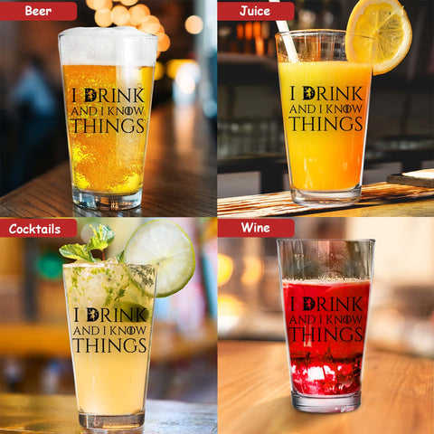 DU VINO beer glass set suitable for game nights and gatherings