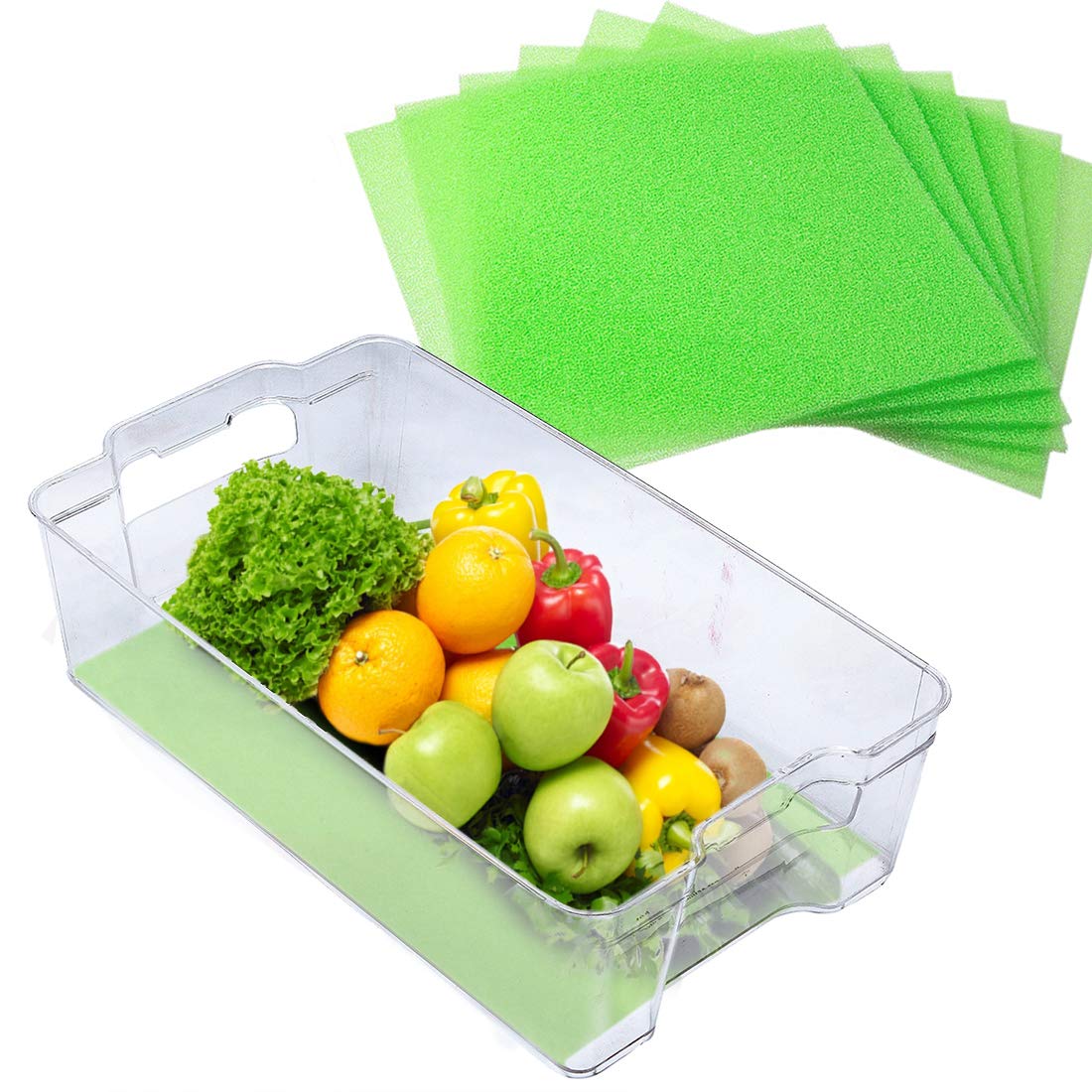 Dualplex liner is washable and reusable for freshness