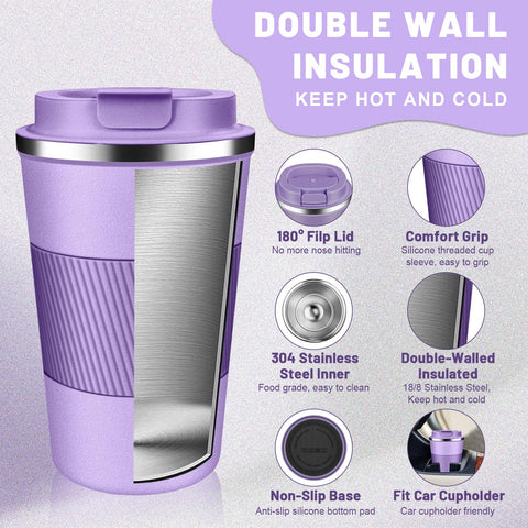 DUBUXW 12oz tumbler compact size fits home machines.