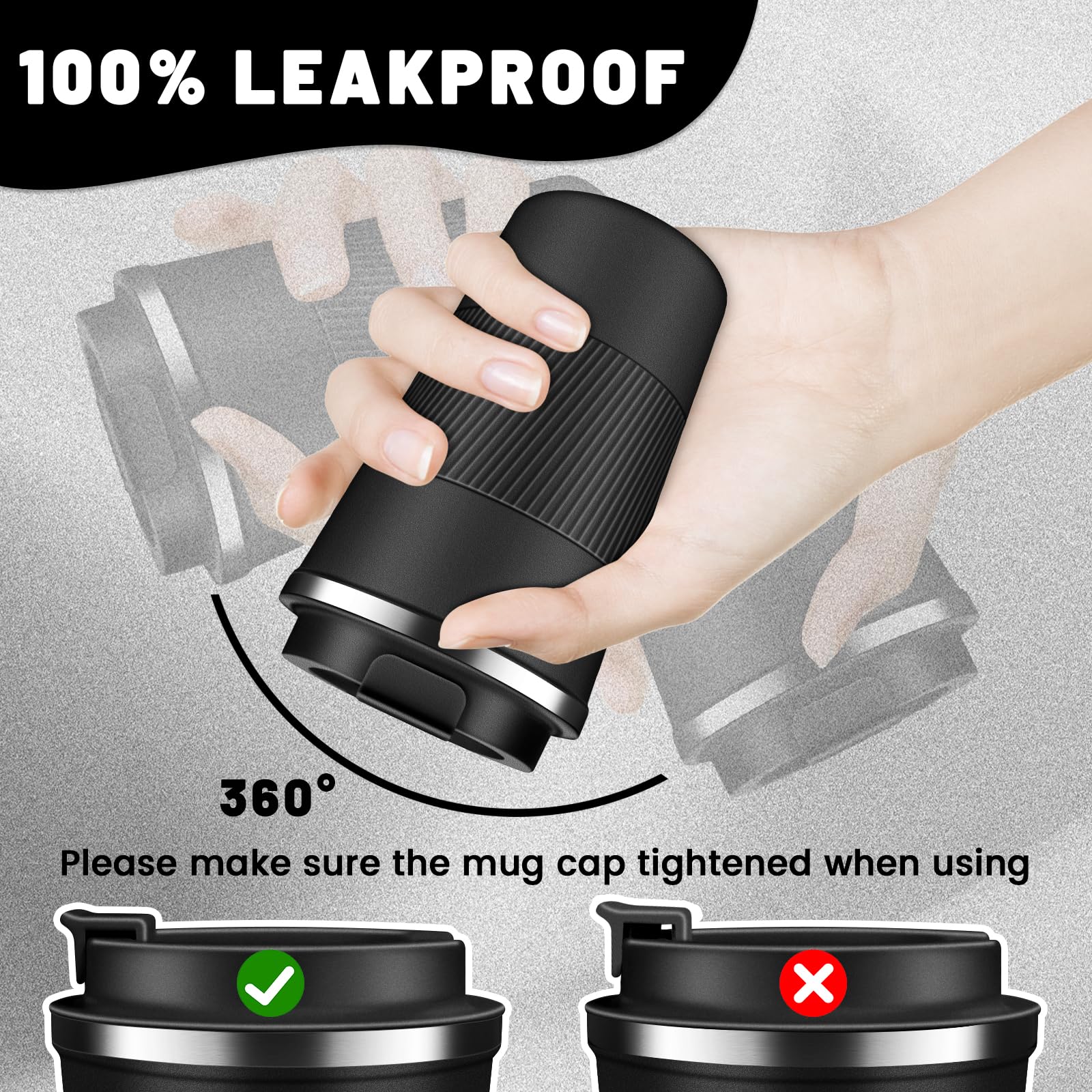 DUBUXW car cupholder-friendly tumbler fits vehicle cupholders for easy travel.