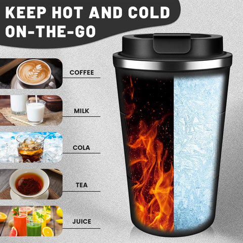 DUBUXW splash-proof lid and silicone sleeve prevent spills during one-handed sipping.