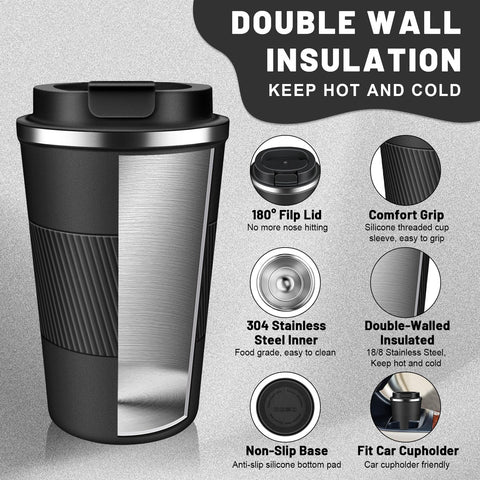 DUBUXW stainless steel exterior resists condensation for durable daily use.