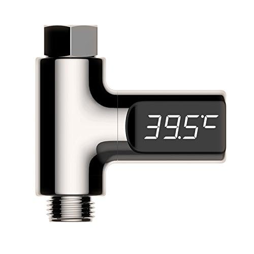 DUFFOBAN Shower Thermometer 360° rotatable screen for viewing from any angle.