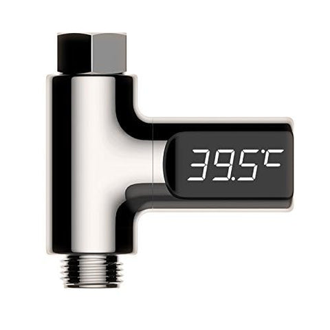 DUFFOBAN Shower Thermometer 360° rotatable screen for viewing from any angle.