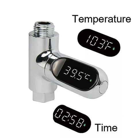 DUFFOBAN memory function records up to 99h59m of bathing time.
