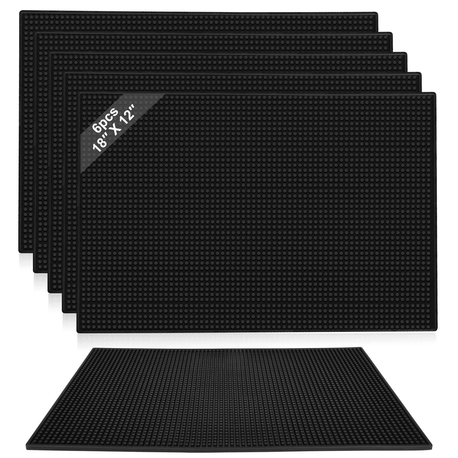 DUIBAOCHUN bar mat set6 countertop with non-slip surface for busy bartending