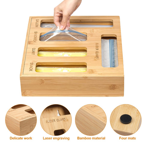 DUJEN easy-clean bamboo surface is simple to wipe down after use.