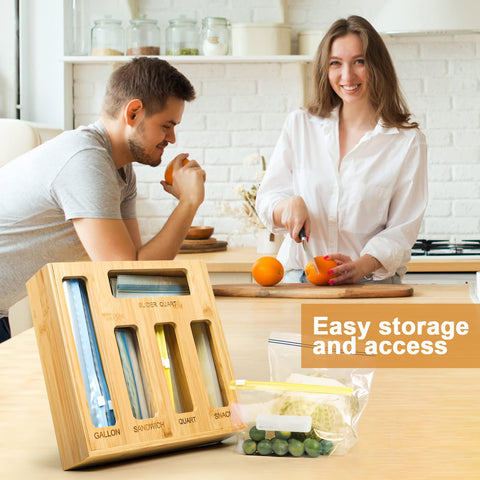 DUJEN natural bamboo color blends with any kitchen decor.