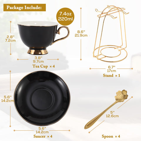 DUJUST tea party table setup demonstrating versatile use for tea or coffee.
