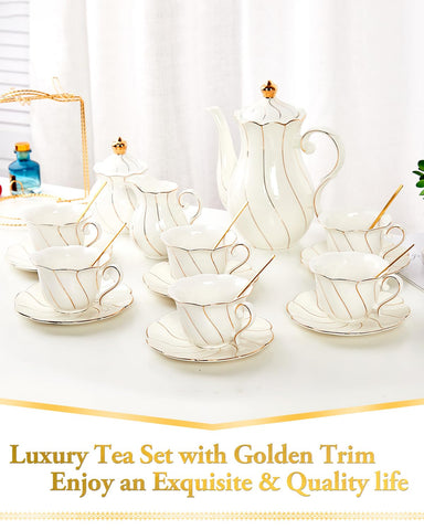 DUJUST 7oz teacups with pumpkin shape and non-slip frosted bottoms.