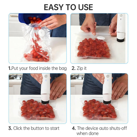 Dukrouk reusable bags store leftovers with reliable seal.