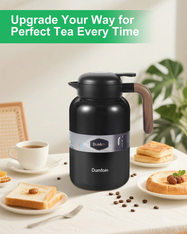 Dumfoin carafe pours smoothly from the spout, ideal for gatherings.