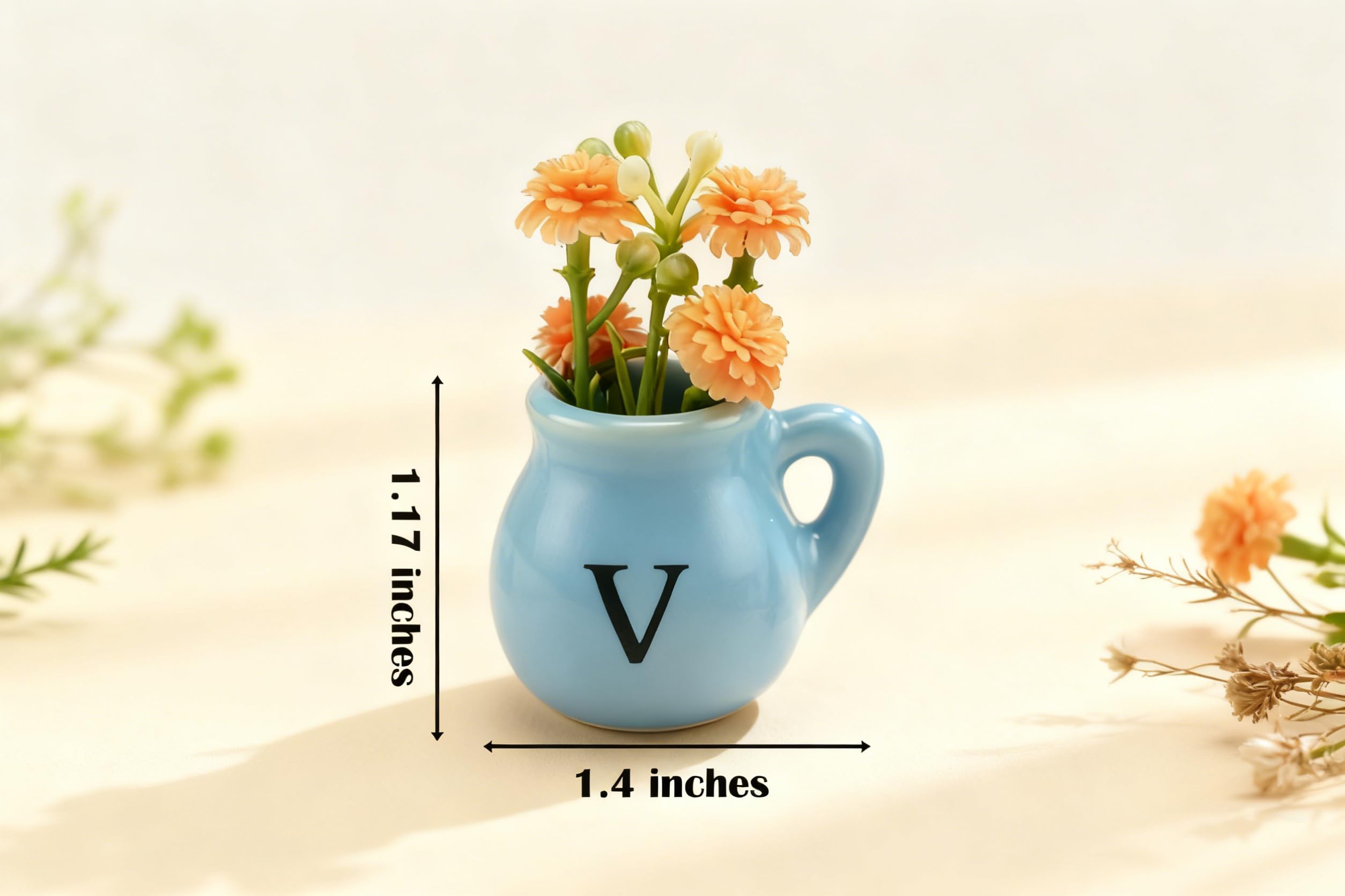 DUNGGLE Love fridge vase with yellow O, enhances kitchen charm and notes