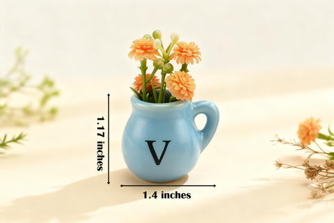 DUNGGLE Love fridge vase with yellow O, enhances kitchen charm and notes