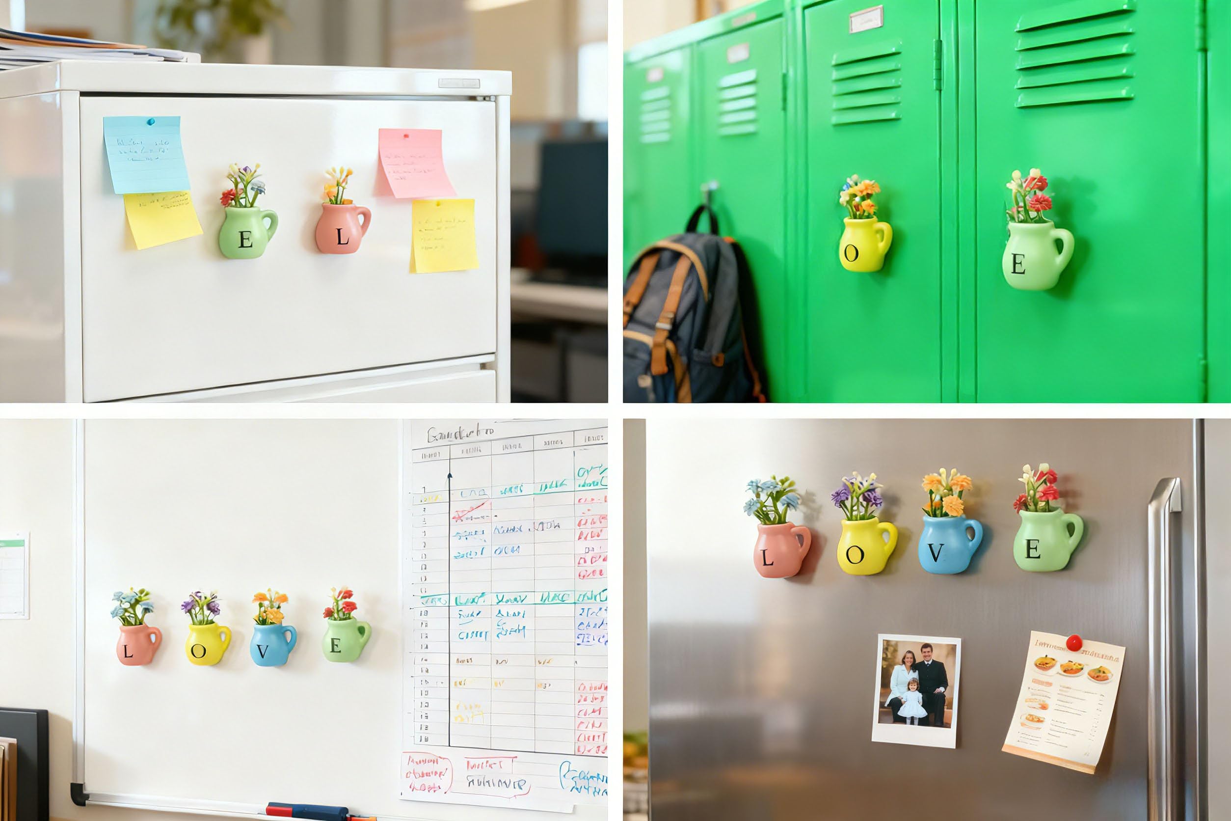 DUNGGLE Office fridge decor magnets for lockers and metal surfaces