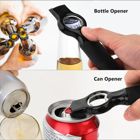 DUNLAGUE ergonomic silicone-handle opener provides comfortable grip