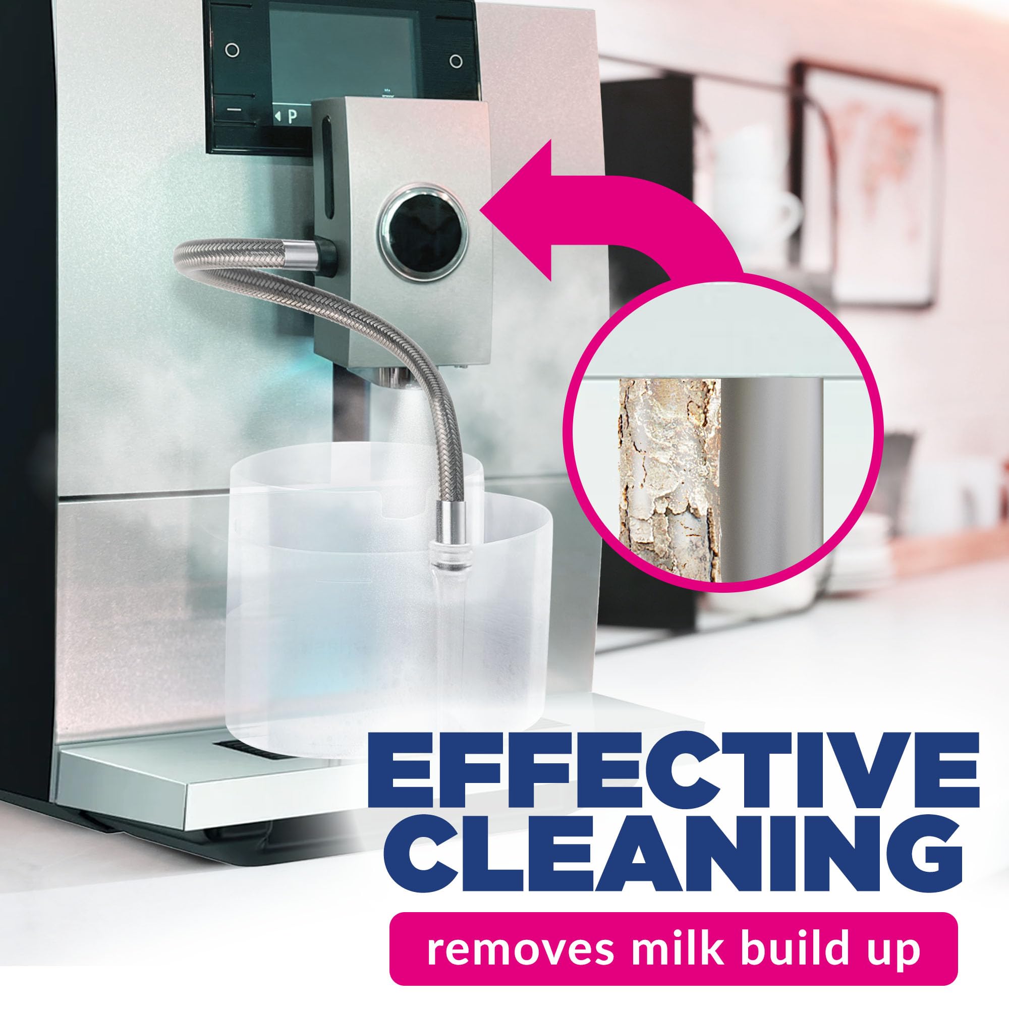 Durabasics tablet dissolves in warm water to start a simple cleaning routine.