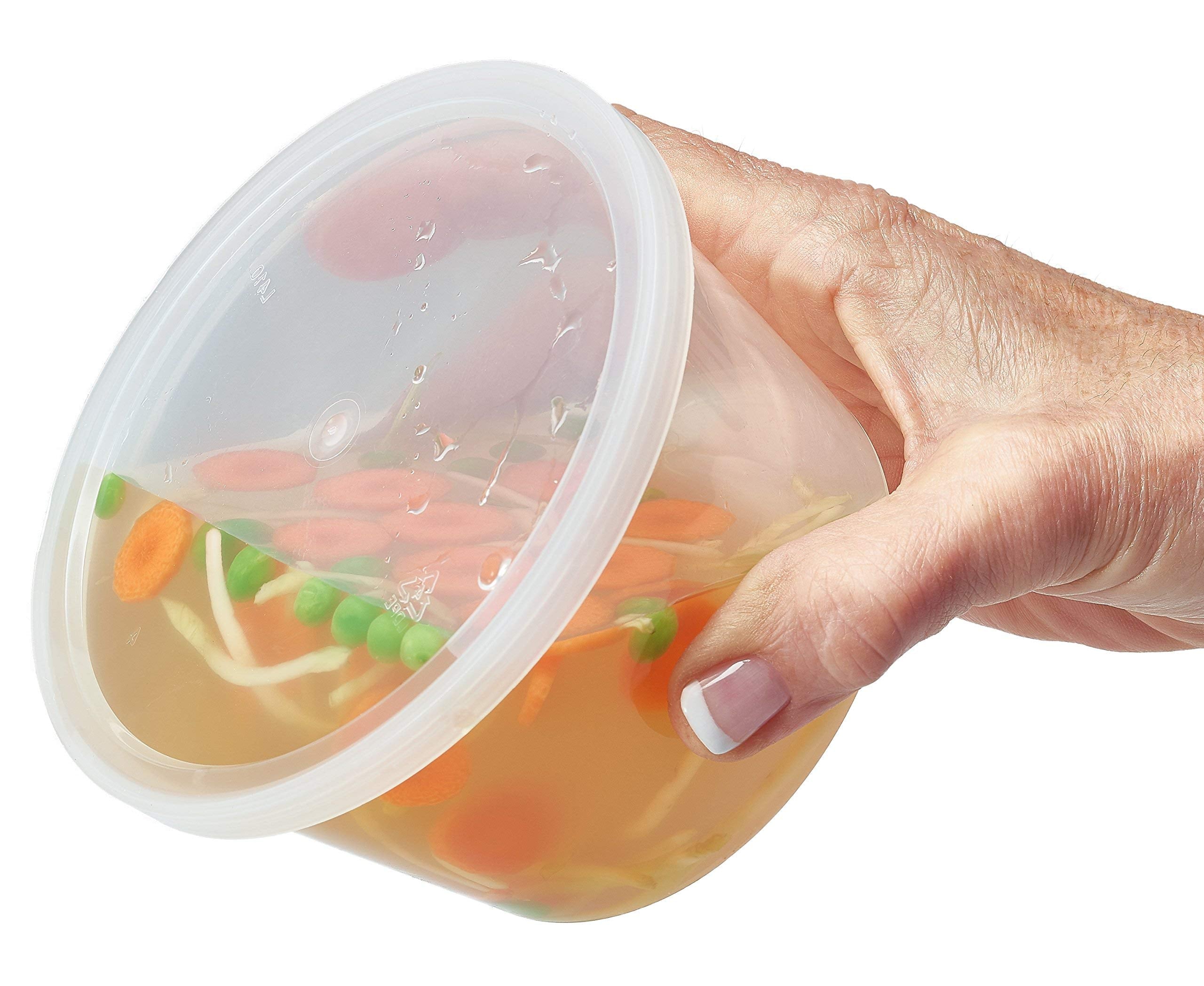 DuraHome 32oz container with lid, ideal for leftovers and meal prep