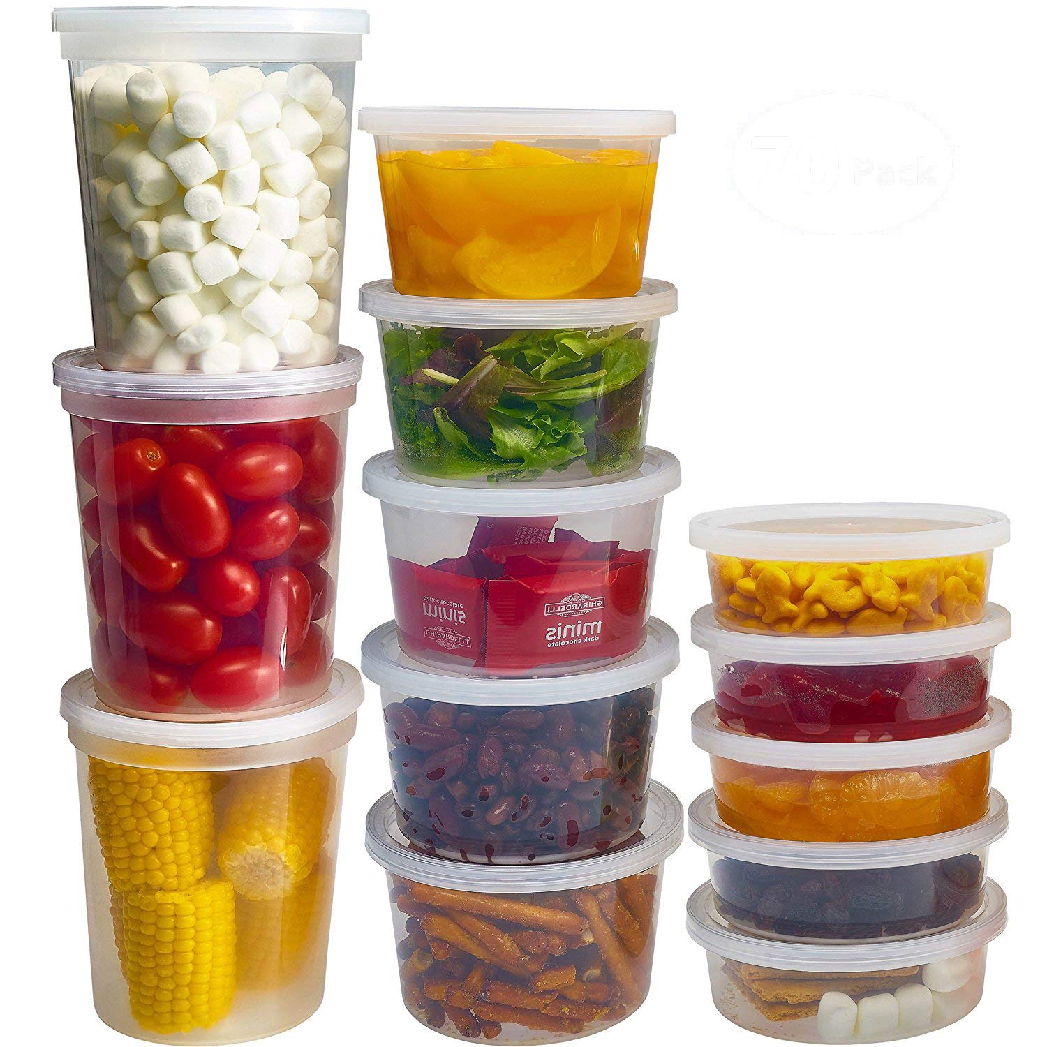 DuraHome 8oz container with lid, airtight seal keeps soups fresh