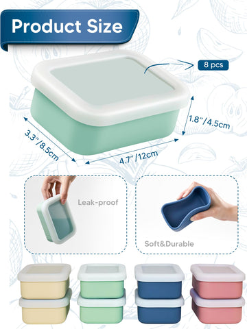Duseu silicone freezer trays with lids help organize small portions.