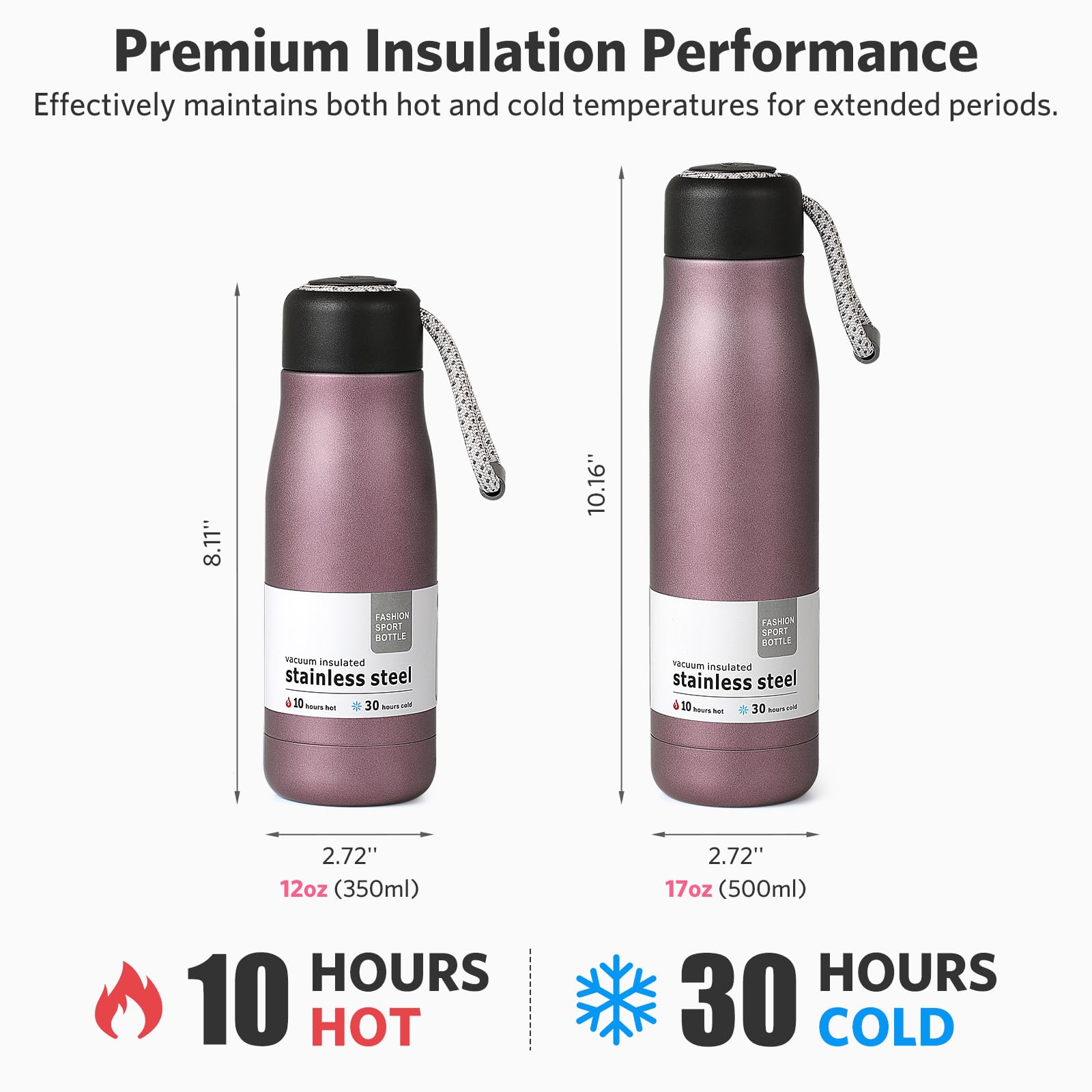 Dusgut bottle wide mouth design for quick filling and washing.