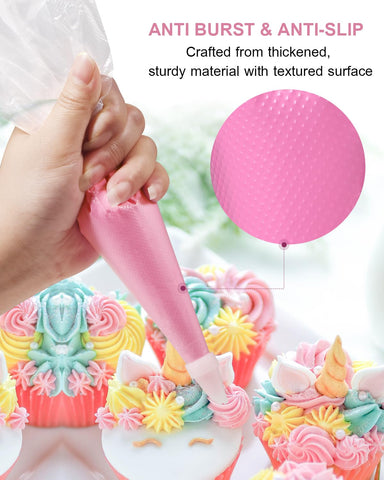 Duskeep disposable icing bags provide quick cleanup after decorating sessions
