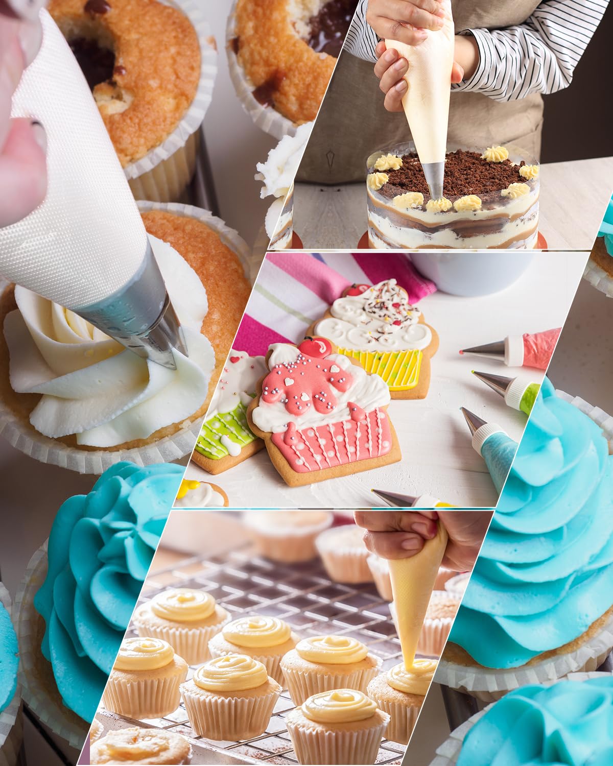 Duskeep durable frosting bags help maintain consistent flow
