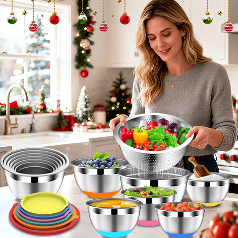 DUTZUN 16-piece set supports versatile cooking and serving options.